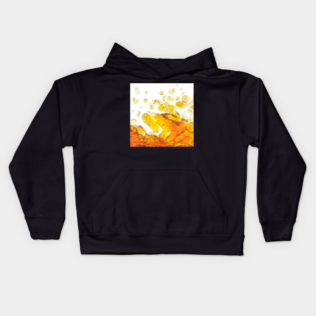 oil on water Kids Hoodie by foxxya